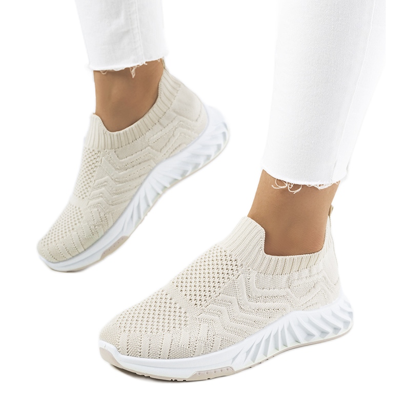 Sneaker sportive beige Alexandrin