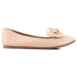 W. Potocki Ballerine con fiocco Potocki beige