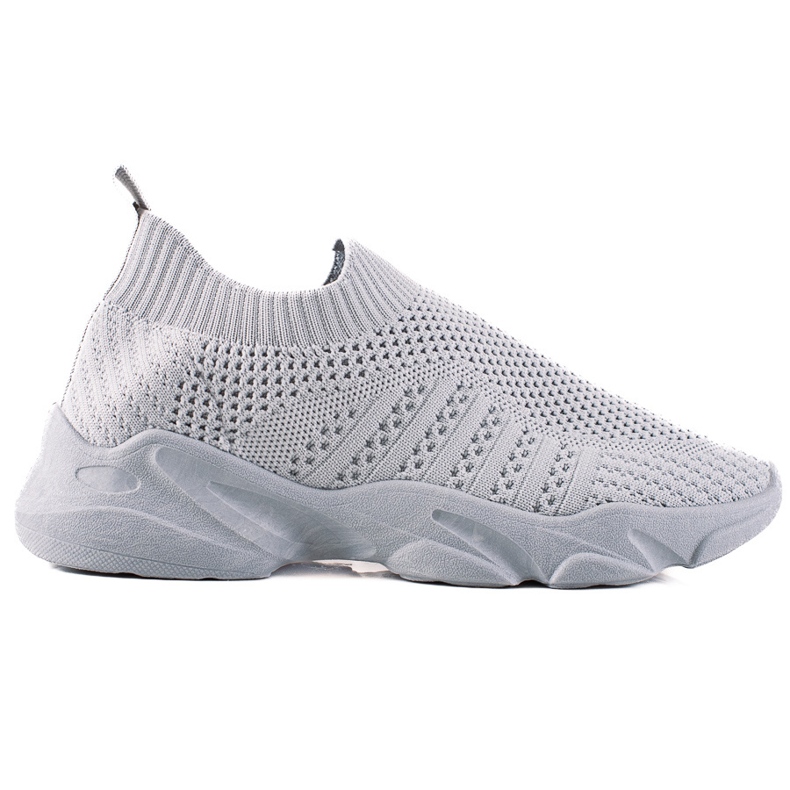 Sweet Shoes Sneakers sportive senza lacci grigio