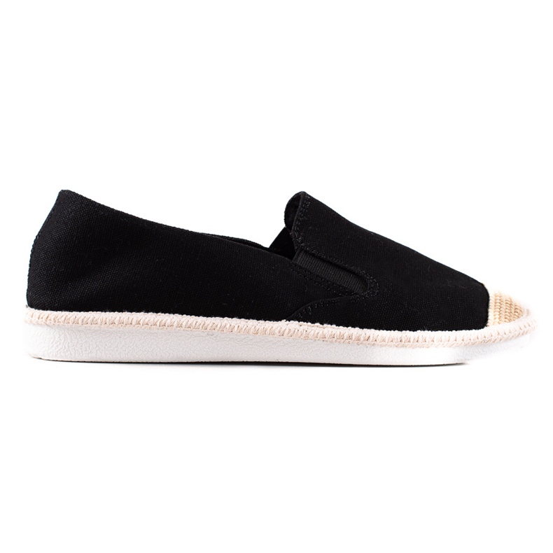 TRENDI Espadrillas nere casual nero