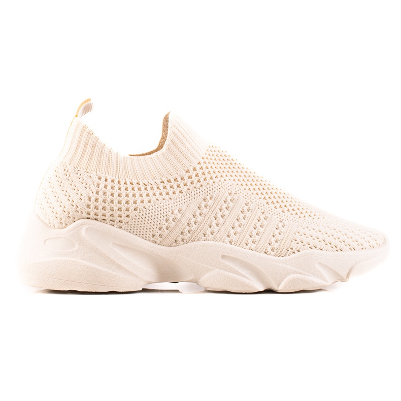 Sweet Shoes Sneakers sportive senza lacci beige