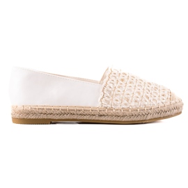 Lucky Shoes Espadrillas intrecciate beige
