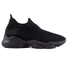 Sweet Shoes Sneakers sportive senza lacci nero
