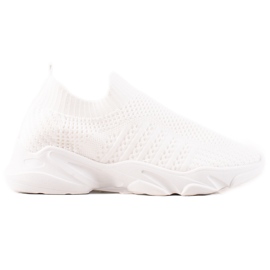 Sweet Shoes Sneakers sportive senza lacci bianco
