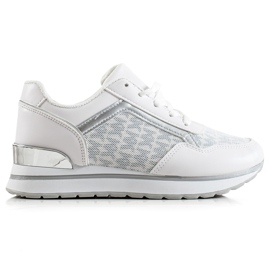 Sweet Shoes Scarpe da ginnastica bianche alla moda bianca