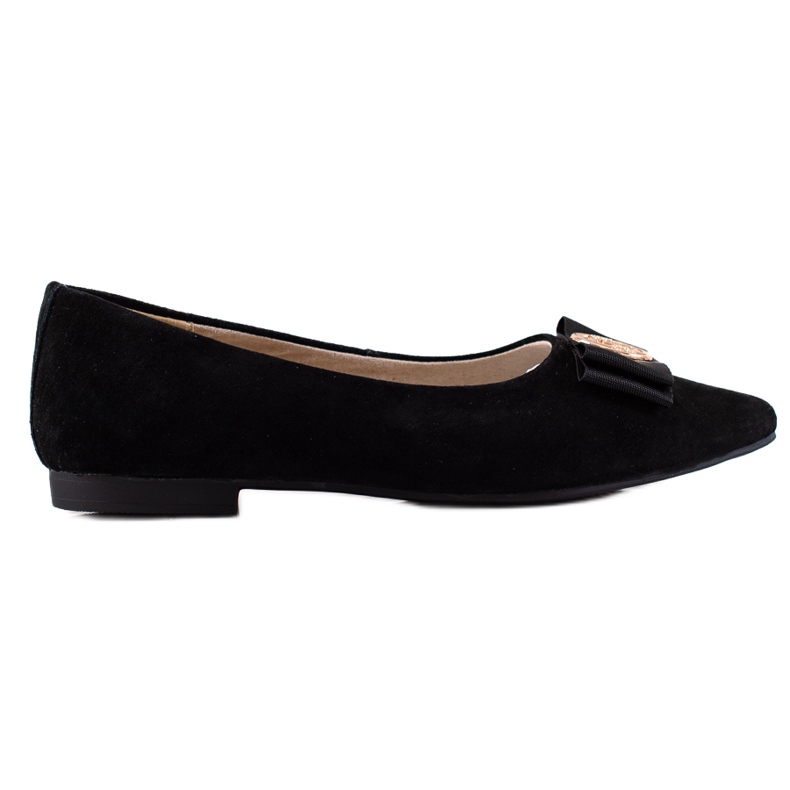 Filippo Décolleté in pelle nera nero