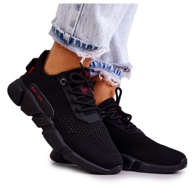 Scarpe sportive da donna Memory Foam Big Star JJ274273 Nero