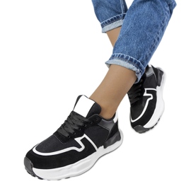 Sneakers Misano da donna nere bianca