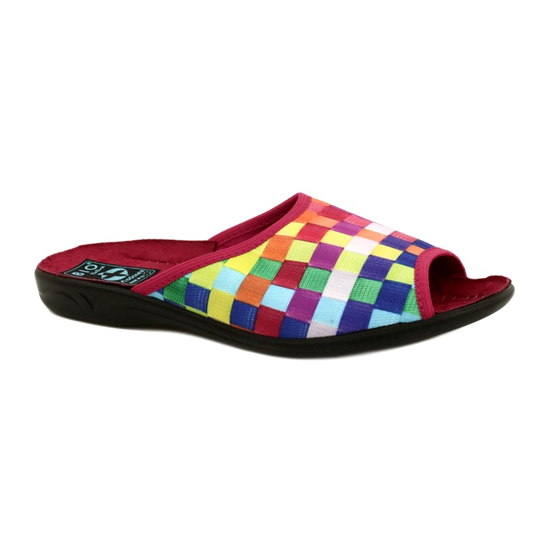 Pantofole da donna Adanex 27266 SAK1 rosso