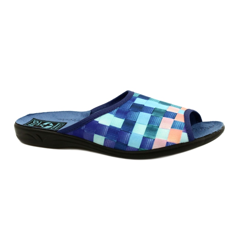 Pantofole da donna Adanex 27268 SAK1 viola blu navy blu arancia