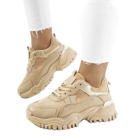 Sneakers marroni da donna Livorno marrone