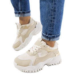 Sneakers beige da donna Livorno