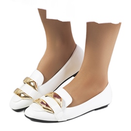 Mocassini bianchi da donna Renwick bianca