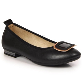Ballerine in pelle Filippo W PAW334A nere nero