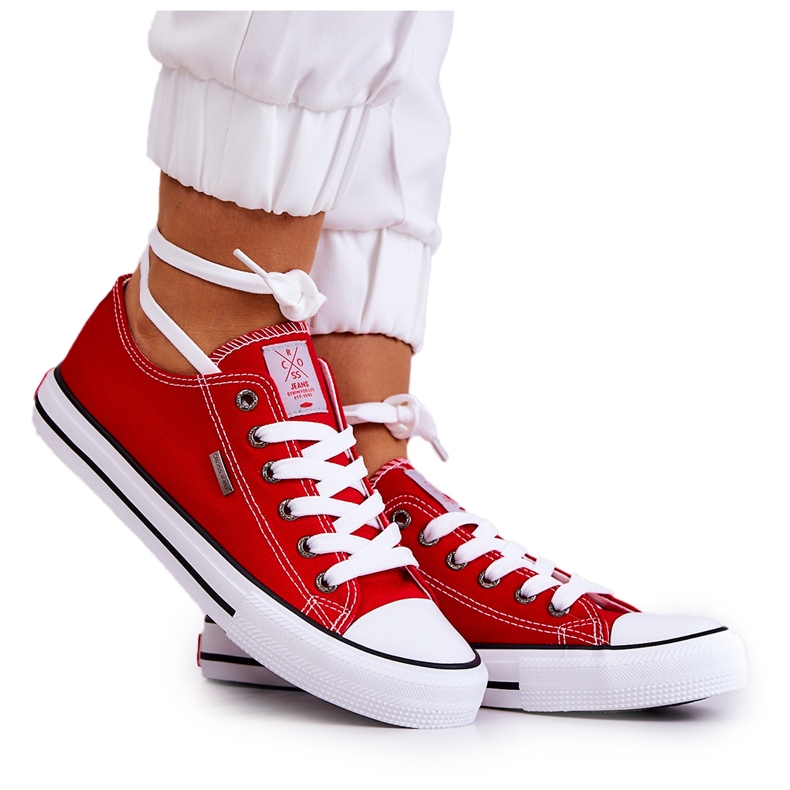 Sneakers Classiche Da Donna Cross Jeans JJ2R4010C Rosse rosso