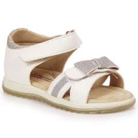 BM Sandali con velcro S. Barski Jr OLI151A bianco