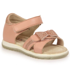 Sandali con velcro S. Barski Jr OLI151B rosa