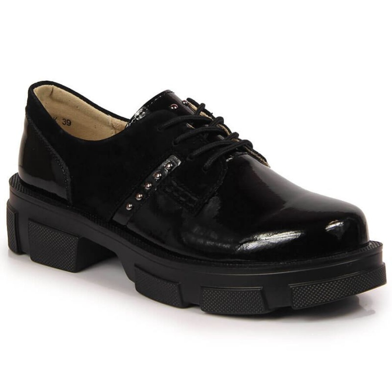 Scarpa in pelle Filippo W PAW338 nera nero