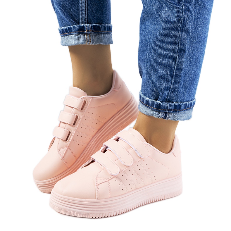 Sneakers rosa sulla piattaforma Nizza