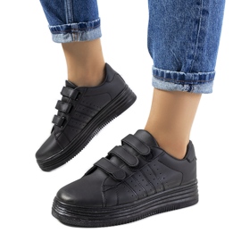 Sneakers nere sulla piattaforma Nizza nero