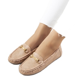 Mocassini da donna Townley rosa beige