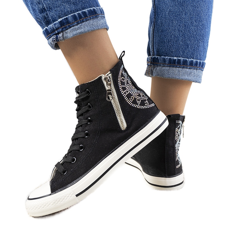 Sneakers alla caviglia Vicola nere nero