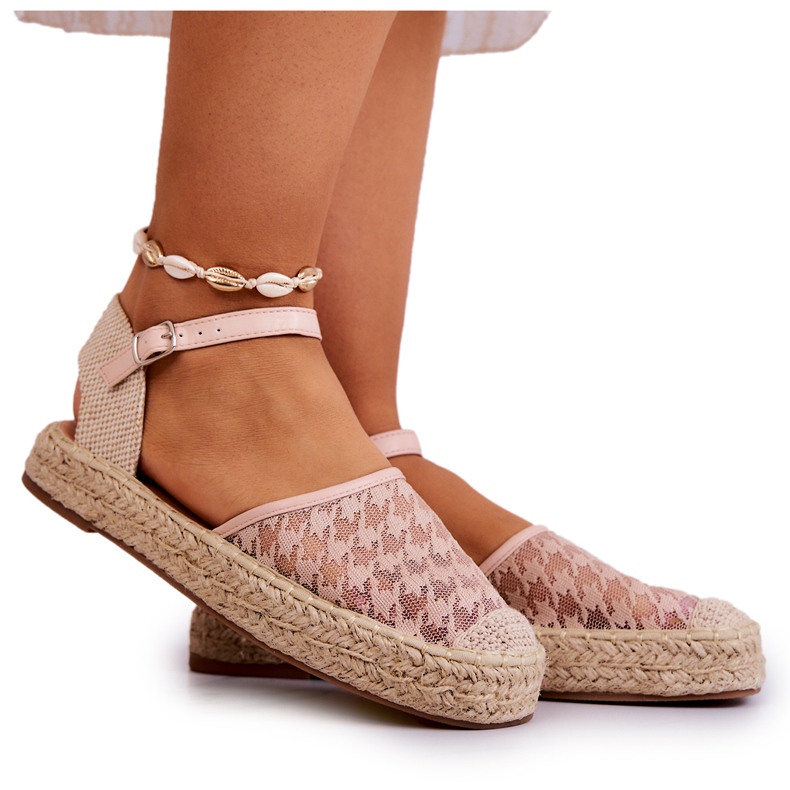 Espadrillas Da Donna Con Fibbia Nude Charlene beige