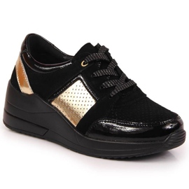 Sneakers con zeppa S. Barski W OLI162A nero