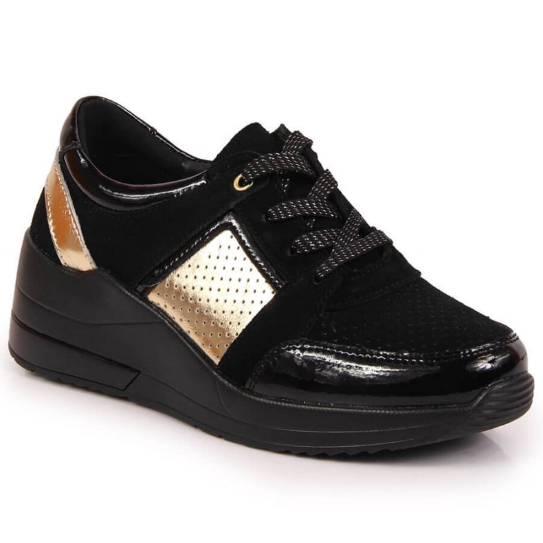 Sneakers con zeppa S. Barski W OLI162A nero