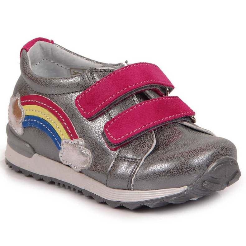 Scarpe con velcro Kornecki Jr KOR6775A argento d'argento