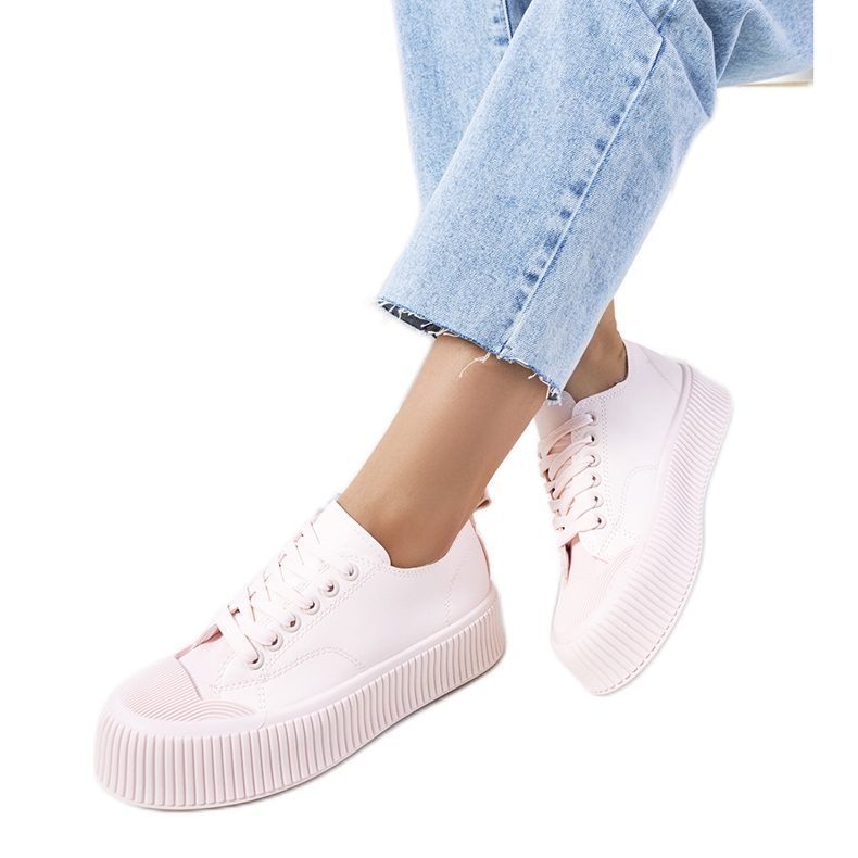 Sneakers da donna rosa Moises
