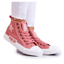Sneakers alte classiche Big Star JJ274382 Rosa