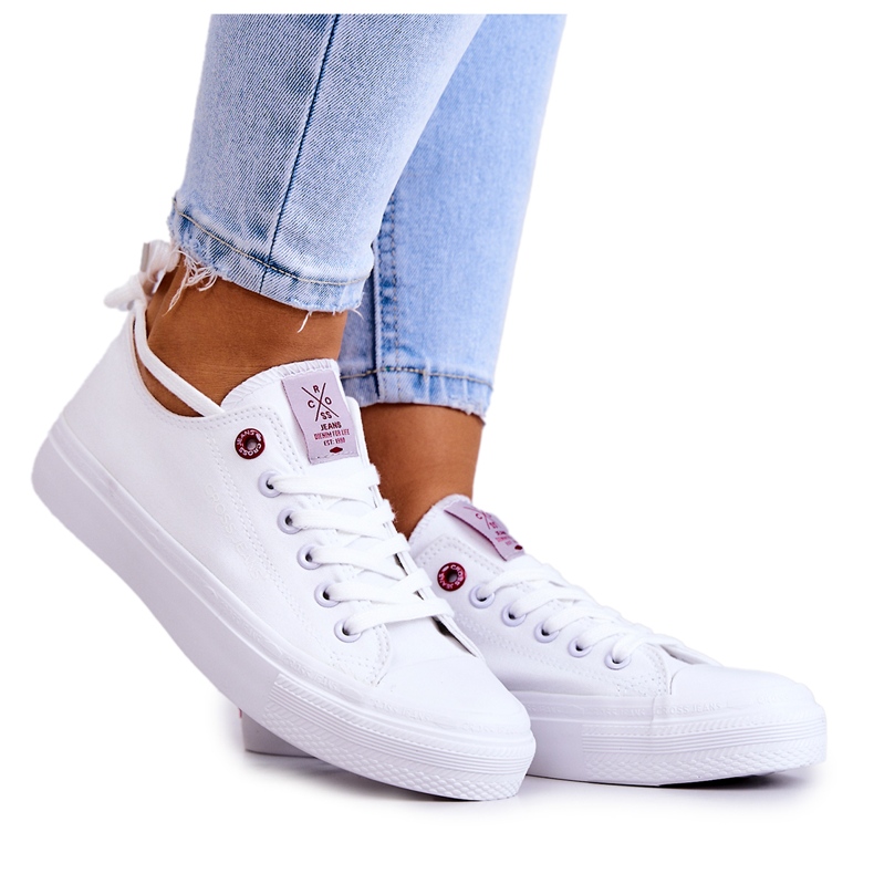 Sneakers Classiche Cross Jeans JJ2R4017C Bianche bianca