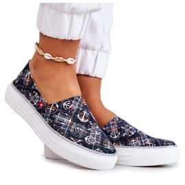 Sneakers da Donna Slip On Memory Foam Big Star JJ276012 Nero