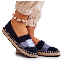 Espadrillas slip-on da donna Big Star JJ274963 nere nero