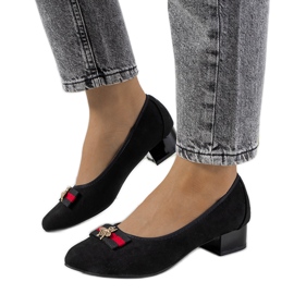 Décolleté nere con papillon Vijver nero