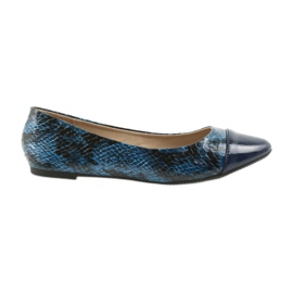 Via-Nova Ballerine da donna Via Nova 07-041 blu navy nero