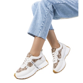 Sneakers Bommel da donna beige
