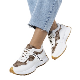 Sneakers Bommel bianche da donna bianca