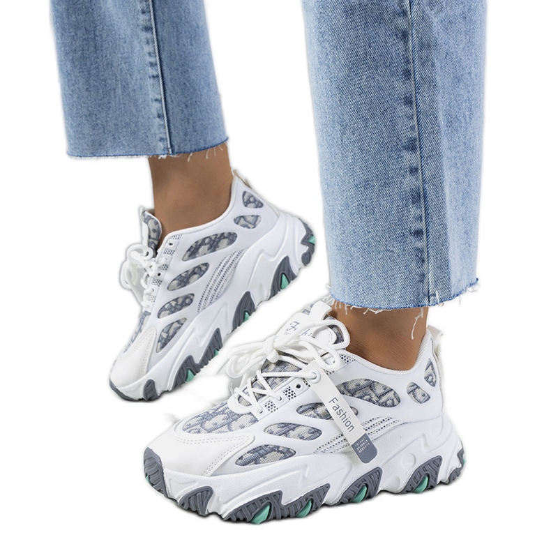 Sneakers bianche da donna di Melsen bianca multicolore