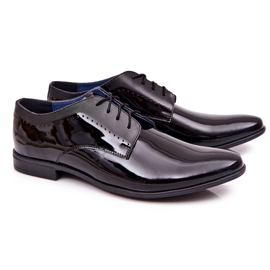 Bednarek Polish Shoes Scarpe Eleganti In Pelle Laccata Bednarek 724 Nere nero