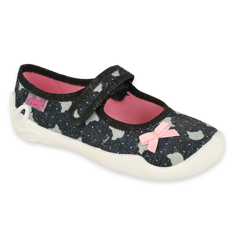 Scarpe per bambini Befado 114X481 nero d'argento