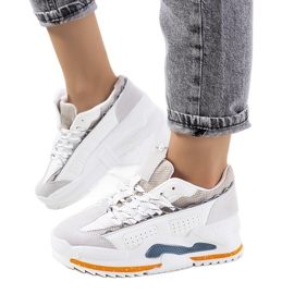 Sneakers bianche da donna Savanne bianco