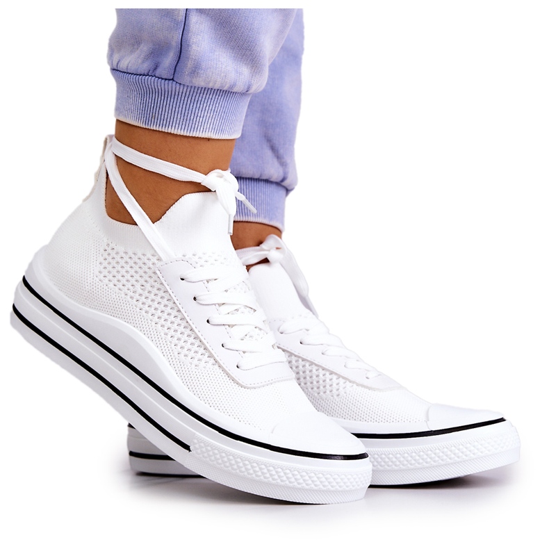 S.Barski Sneakers da donna bianche Soren bianca