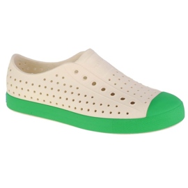 Scarpe native Jefferson 11100100-1865 beige/crema, verde écru