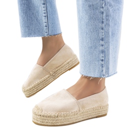 Espadrillas traforate Capelle beige