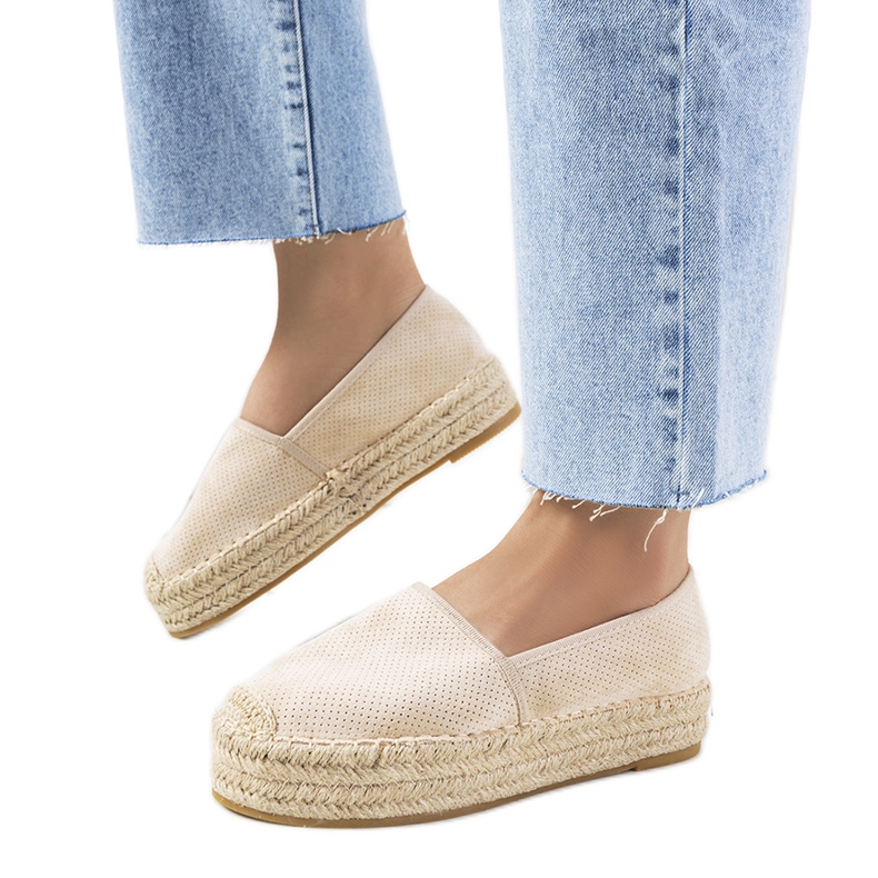 Espadrillas traforate Capelle beige