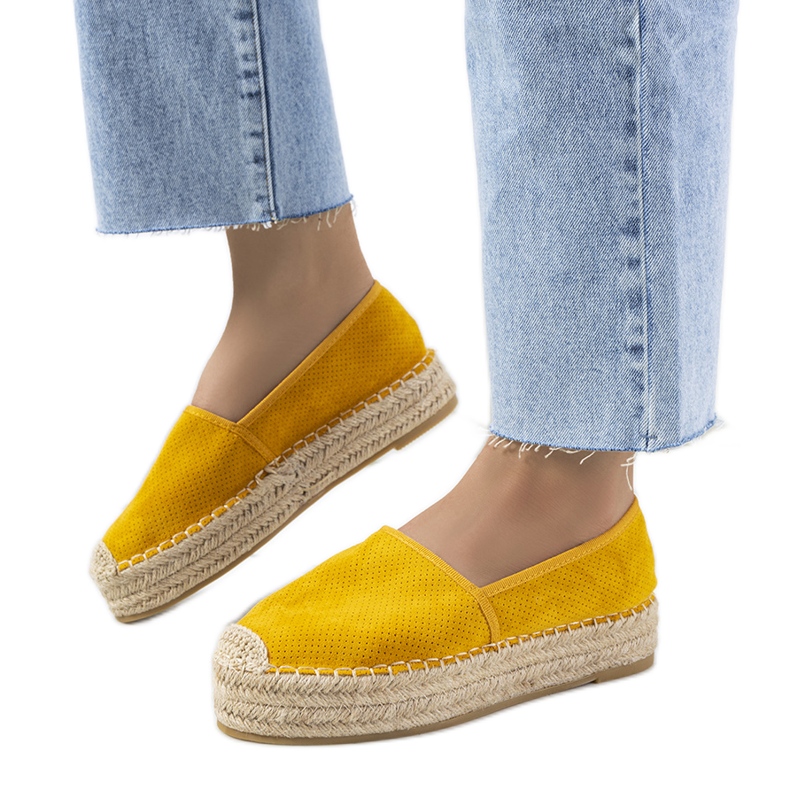 Espadrillas traforate Capelle gialle giallo