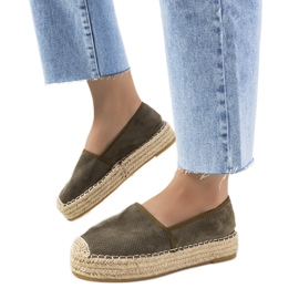 Espadrillas traforate Capelle verdi verde