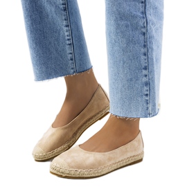 Espadrillas da donna beige Sipkema